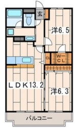 ヴァンヴェール三輪の物件間取画像